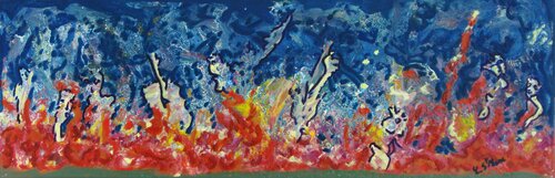Les Zinzins en folie van Christian Saint Marc, Schilderij te koop op Singulart