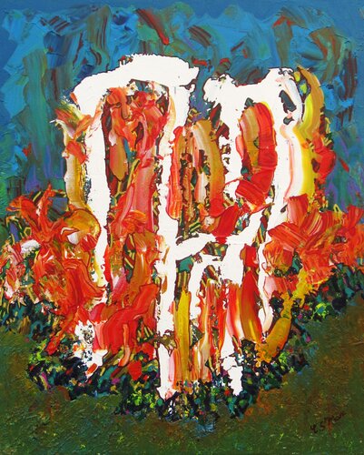 L'amour en cage von Christian Saint Marc, Malerei kaufen auf Singulart