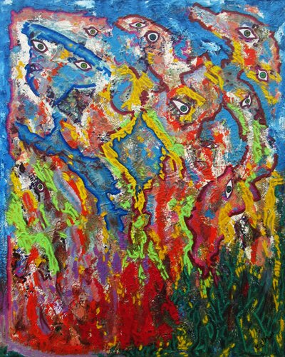 Regards by Christian Saint Marc, Painting for Sale on Singulart