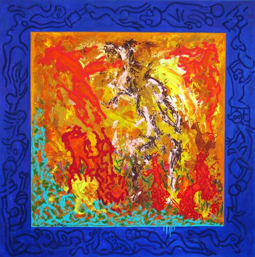 Cadrage et débordement von Christian Saint Marc, Malerei kaufen auf Singulart