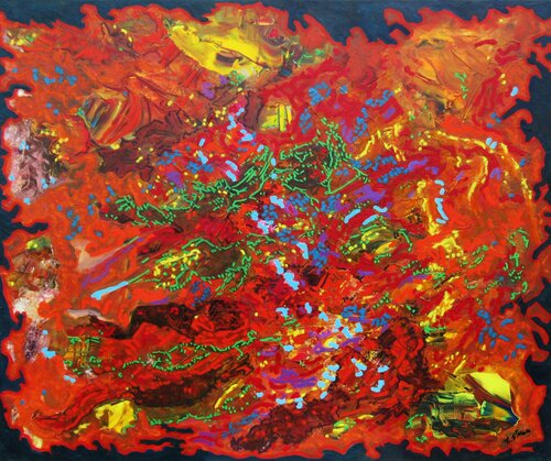 Réaction en chaîne van Christian Saint Marc, Schilderij te koop op Singulart