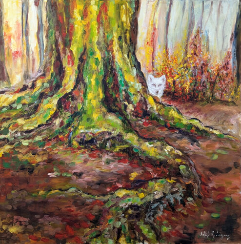 Son regard by Astrid Rodriguez, Painting for Sale on Singulart