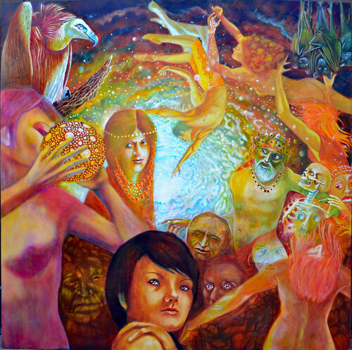 In the Lair of Tiresias di Roger Williamson, Pittura in vendita su Singulart