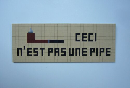 Tribute to René Magritte (Ceci n'est pas une pipe) di EL EGO, Altri media in vendita su Singulart