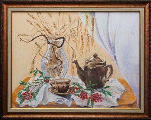 Coffee Pot van Anna Parhimovitš, Schilderij te koop op Singulart