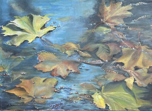 Leaves van Anna Parhimovitš, Schilderij te koop op Singulart