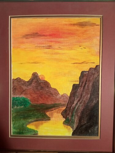 Sonnenuntergang van Guenther Butscher, Schilderij te koop op Singulart