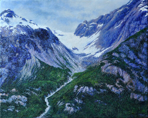 Retreating Glacier van Merrilyn Duzy, Schilderij te koop op Singulart