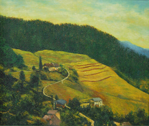 German Landscape di Merrilyn Duzy, Pittura in vendita su Singulart