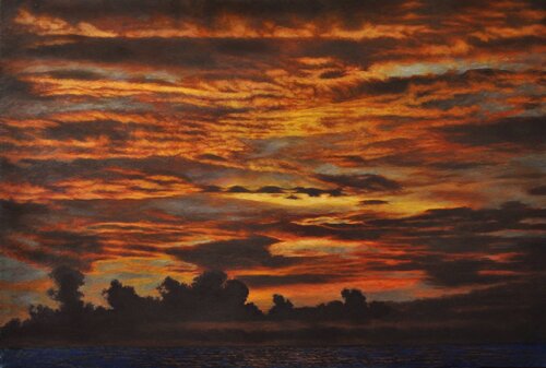 Water in the Sky: Florida van Merrilyn Duzy, Schilderij te koop op Singulart