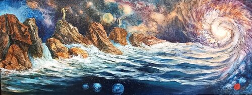 A Legend About the Creation of the Sea von Stamen Kasabov, Malerei kaufen auf Singulart