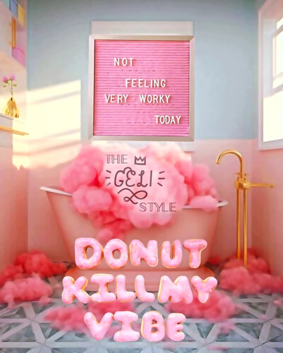 Donut kill My Vibe by Geli Kamaci®️, 數碼 for Sale on Singulart
