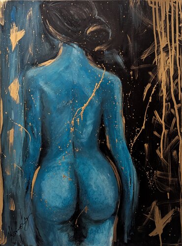 L'Éclat d'Or van Karen Ly, Schilderij te koop op Singulart