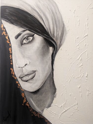 Dhahab al-Samt van Karen Ly, Schilderij te koop op Singulart