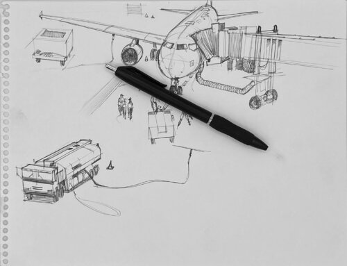 Original Drawing by Designer Annis Naeem for "Tron: Uprising" used for the nineteen episodes, Pen is in picture to show scale.  by Annis TRON Naeem, Work on Paper for Sale on Singulart