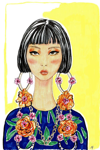 Marigold Mantle van Anna Schwank, Werk op papier te koop op Singulart
