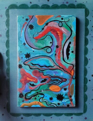 In The Making di Anna Schwank, Pittura in vendita su Singulart