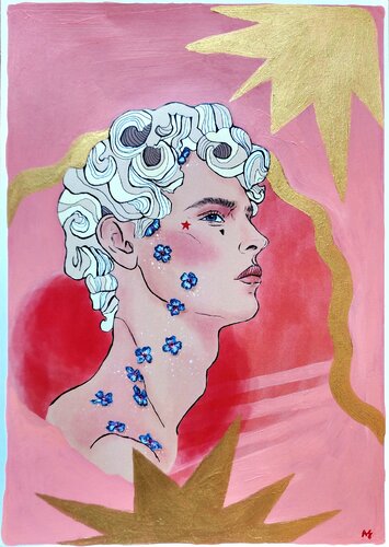 The Sun by Anna Schwank, Work on Paper for Sale on Singulart