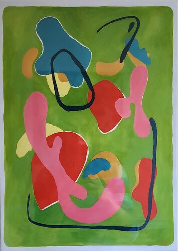 Morning Thoughts Nr.1 by Anna Schwank, Work on Paper for Sale on Singulart