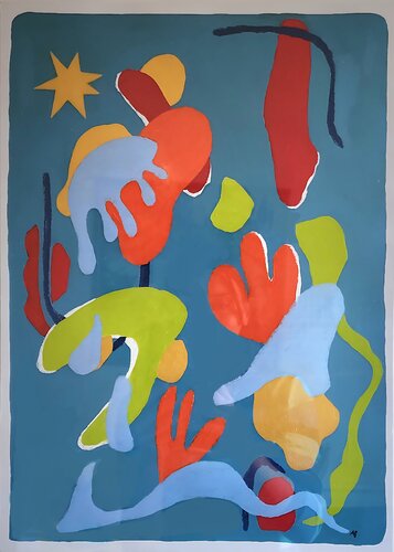 Morning Thoughts Nr.2 van Anna Schwank, Werk op papier te koop op Singulart