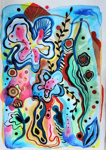 Dreamscape Nr. 1 de Anna Schwank, Obra en papel a la venta en Singulart