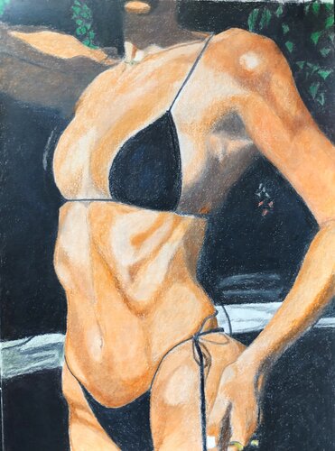 En forma para el verano by Francesc Alemany, Painting for Sale on Singulart