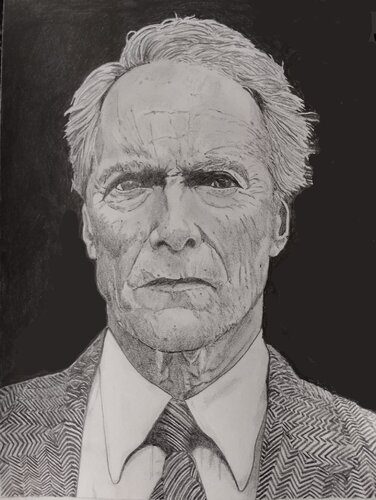 Clint Eastwood von Francesc Alemany, Zeichnungen kaufen auf Singulart