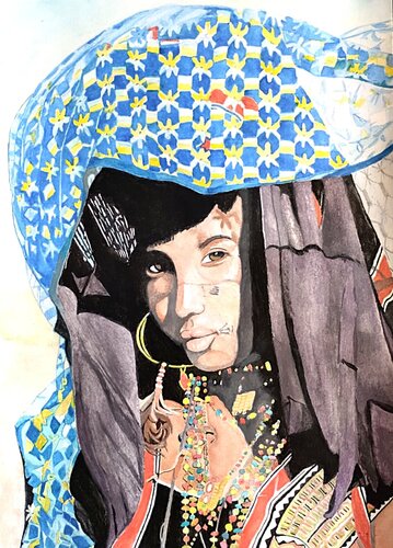 noia africana di Francesc Alemany, Pittura in vendita su Singulart