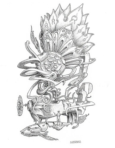 Association pour la révision du destin d'Augustin Trébuchon by Régis Bezannier, Drawing for Sale on Singulart