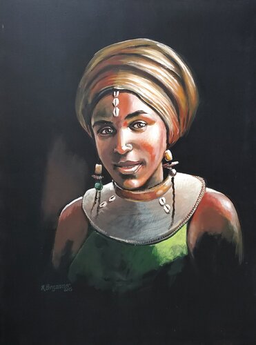 Ethiopienne von Régis Bezannier, Malerei kaufen auf Singulart