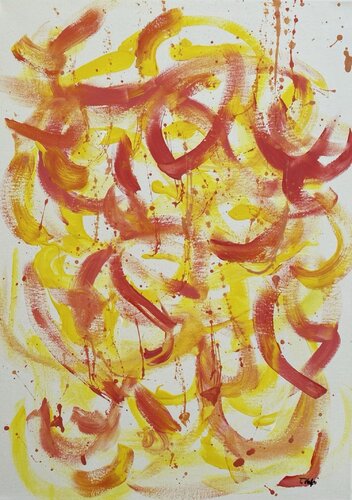 Flammen des Morgens van Tosca Volpi, Schilderij te koop op Singulart