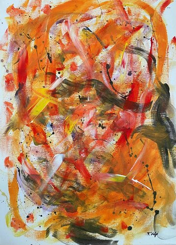 Embers of Becoming van Tosca Volpi, Schilderij te koop op Singulart