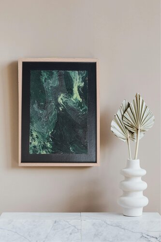 Reflets Émeraude de Céline Sicre, Pintura a la venta en Singulart
