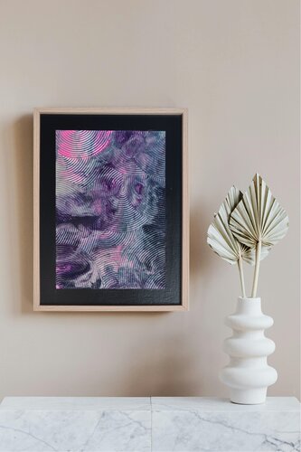 Reflets Rosés van Céline Sicre, Schilderij te koop op Singulart