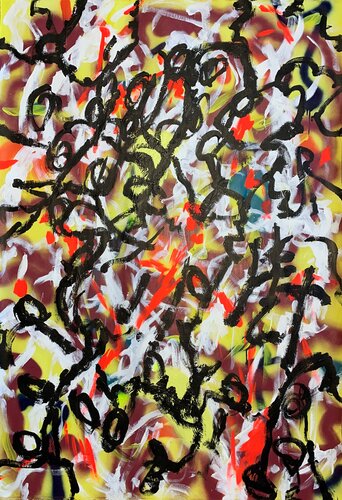 disruption #17 van N.K.Mip, Schilderij te koop op Singulart
