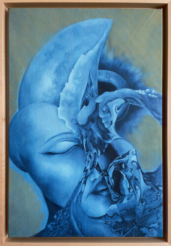 Transformation blau von Petra Köck-Reiter, Druck kaufen auf Singulart