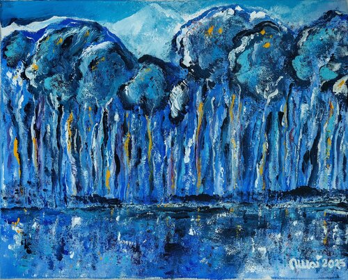 Scandinavian Reflection. Deep Waters von Ulla Plougmand, Malerei kaufen auf Singulart