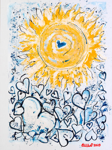 Hearts of Hope and Passion von Ulla Plougmand, Malerei kaufen auf Singulart