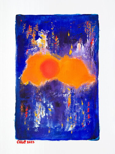 The Sun Rose Again von Ulla Plougmand, Malerei kaufen auf Singulart