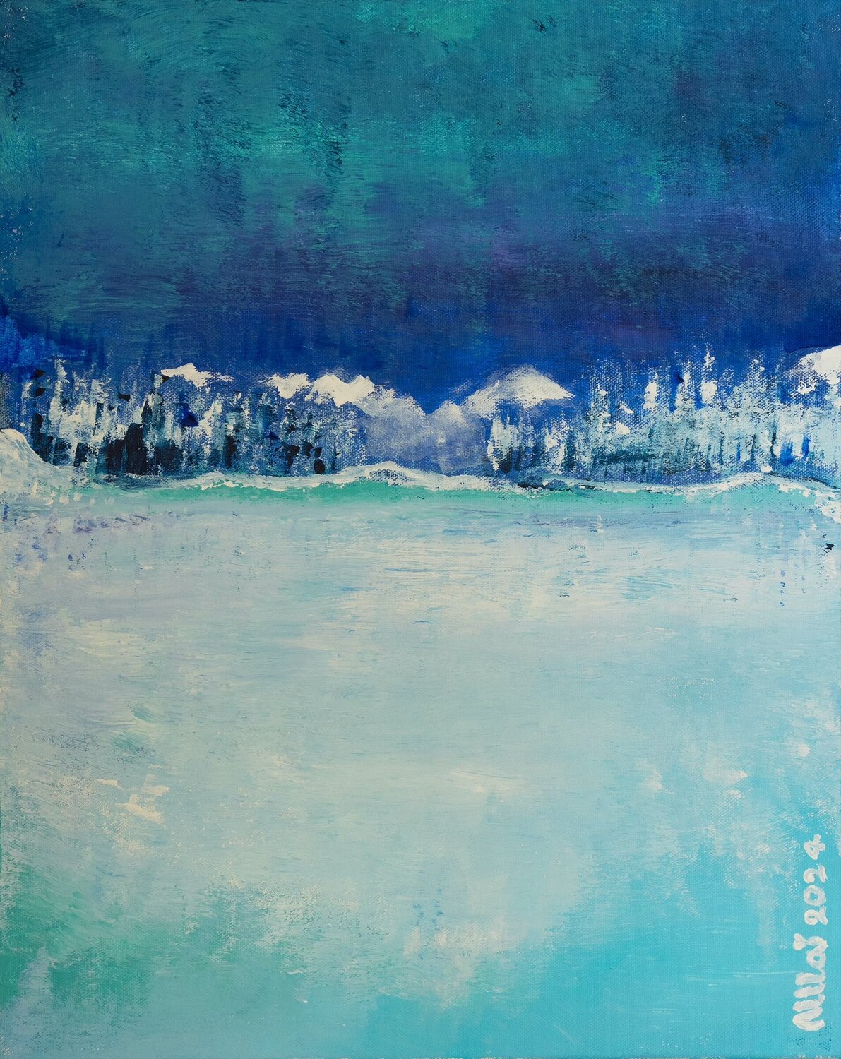 Scandinavian Wintry Lake Ulla Plougmand