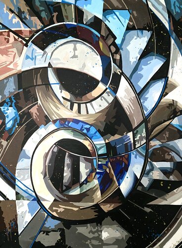 Infinity 1 van Nadine Giehl, Schilderij te koop op Singulart