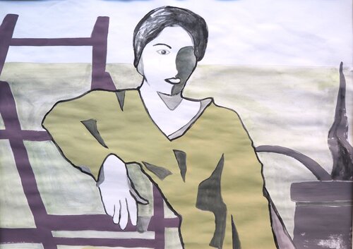 Pause machen by Ute Lempp, 油畫 for Sale on Singulart