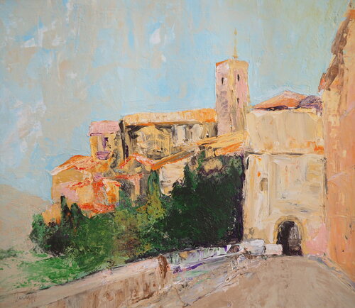Colle di Val d' Elsa by Ute Lempp, 油畫 for Sale on Singulart