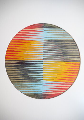 Bunter Kreis par Ute Lempp, Œuvre sur papier en vente sur Singulart