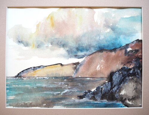 Kliff Amrum,Sylt by Ute Lempp, Work on Paper for Sale on Singulart