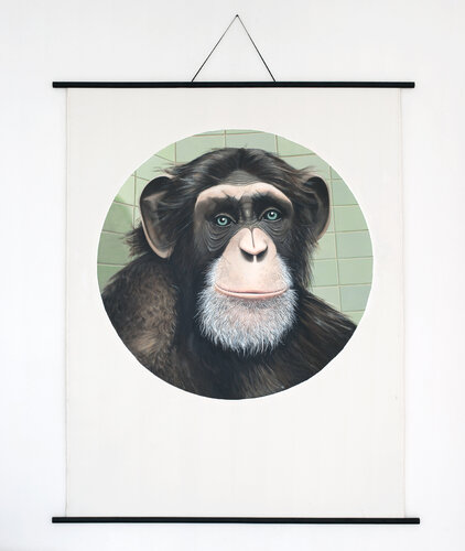 Affe J. by Barbara Breyer, 油畫 for Sale on Singulart