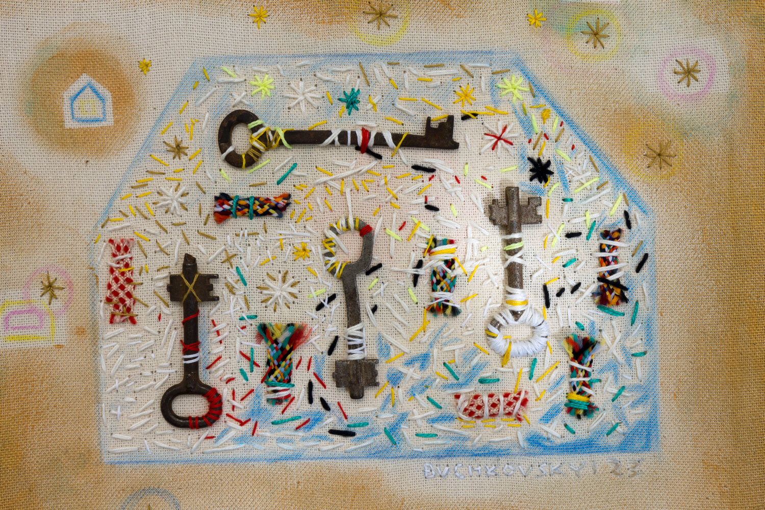 Morning Bohdan Buchkovskiy Textile for sale
