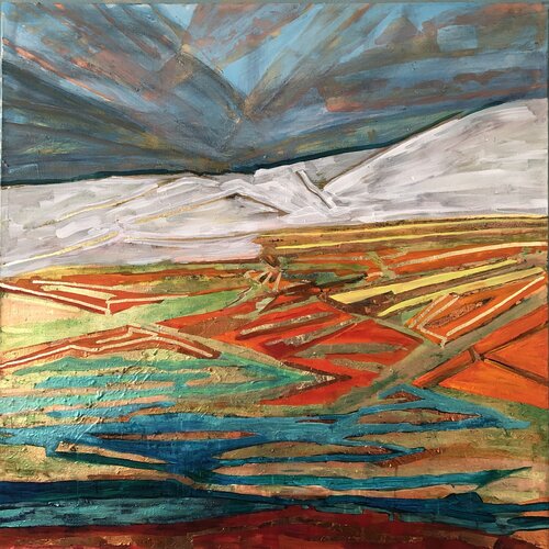 The Resilience and Joy of Carving Your Own Path de Francesca Howard, Pintura a la venta en Singulart