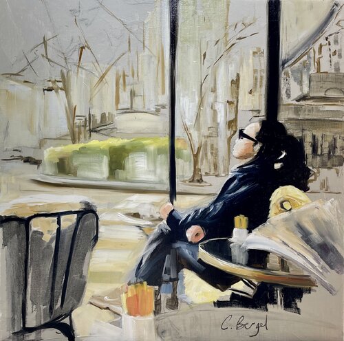 Décembre à Paris van Clara Bergel, Schilderij te koop op Singulart