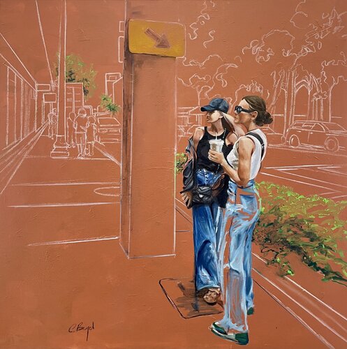 OCEAN DRIVE by Clara Bergel, Painting for Sale on Singulart